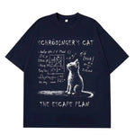 Mens Quantum Mechanics Creative Print Short Sleeve