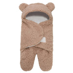 Lamb Plush Sleeping Bag Newborn Baby Swaddling Quilt