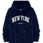 Casual Sporty Hooded Sweatshirt With Drawstring