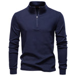 AutumnWinter New Arrival Stand Collar Half-Zip Thermal Base-Layer Sweater For Men