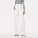 Maternity White Jeans With Belly Support That Dont Dig Into Your Stomach
