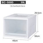 Drawer And Drawer Drawer Style Transparent Storage Box