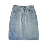 Womens Casual Denim Simple Skirt