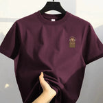 Retro-style Fashionable Printed Casual Mens Top