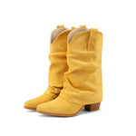 Western Cowboy Boots With High Heels For Export