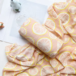 Baby holding a blanket towel double-layer yarn bamboo newborn baby towel