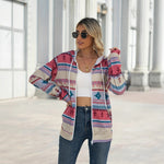 Womens Fashionable Casual VersatileAnd Relaxed-fit Printed Hoodie