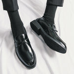 Mens Casual And Stylish Leather Shoes In British Business Style