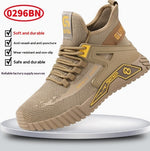 Work Safety Shoes Breathable With Toe Impact And Puncture Resistance Durable Workwear Footwear
