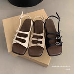 Seaside Travel Soft Flat Roman Sandals
