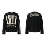 Gothic-style Streetwear Mens Long-sleeve Hooded Sweatshirt