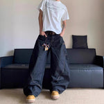Retro Wide-pocket Bootcut Jeans For Men