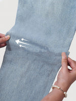 Fashionable Trendy Ripped Jeans Casual High-waisted Style