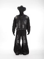 Mens Straight-leg Relaxed-fit Floor-length Jeans