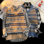Sleeveless Outerwear Sweater Vest For Men And Women