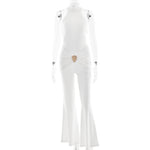 Halter-neck Backless Body-hugging Womens Jumpsuit