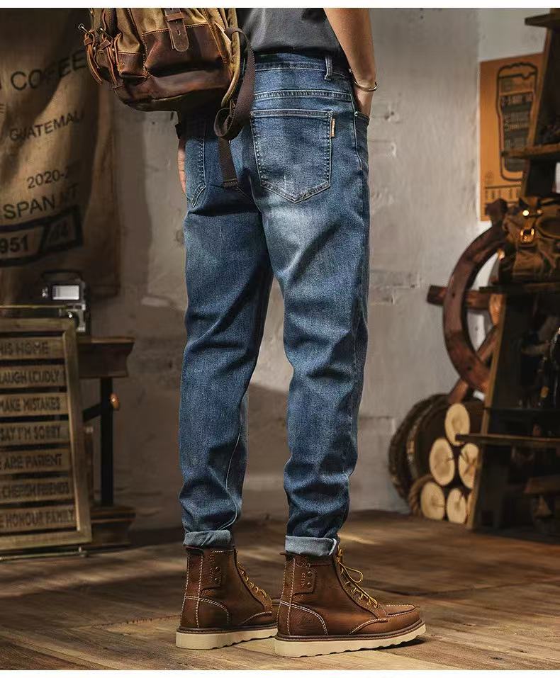 Shanxi Stretchy Slim Straight Pants
