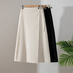 Retro Linen One-piece Skirt For Women