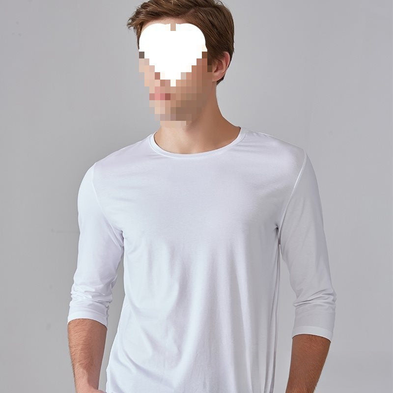 Mens Round-neck Modal Undershirt Top