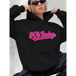 Baby Letter-print Crew-neck Long-sleeve Casual Sweatshirt