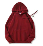 Loose-fitting Versatile Drawstring Casual Hooded Sweatshirt For Fall And Winter