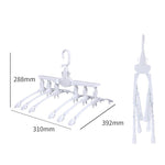 Folding Pant Rack Pant Clip Retractable Wardrobe Storage Rack Finishing