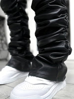 Slim-fit Elastic Straight-leg Pants