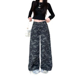 Womens New Fall Plus-size High-waisted Slimming Versatile Straight-leg Long Pants
