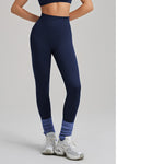 High-Elastic Seamless Knit Yoga Pants For Women, Peach Hip Lifting Workout Leggings For Training, Fitness & Running, Summer Style