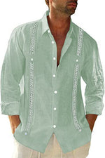 3D-printed Mens Short-sleeve Shirt, Beach Top