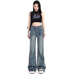 Slimming Height-enhancing Womens Floor-length Pants Spring Stretchy