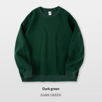 Men's Pure Cotton Composite Long-Sleeve Drop-Shoulder Hoodie