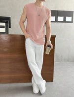 Mens Loose-Fit Fashionable Casual Sports Vest