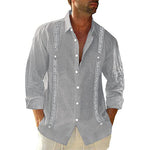 3D-printed Mens Short-sleeve Shirt, Beach Top