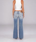 Women's Low-rise Straight-leg Denim Jeans