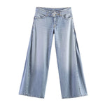 Women's High-waisted Straight-leg Jeans
