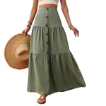 Womens Casual Long Skirt For Spring And Summer