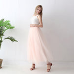 Prom Dress Tulle Skirt Womens Half-skirt