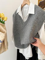 Non-pilling Knitted Vest For Women