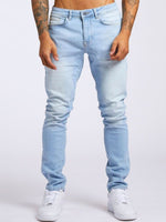 New Mens Slim-fit Denim Trousers