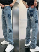 B2 - Non-elastic Small Straight-leg Pants