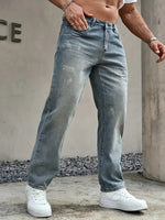 Stretchy Loose Straight Pants