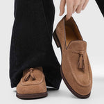 Mens Slip-on Leather Shoes Loafers For Commuting