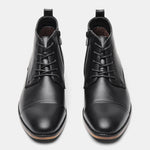 Plus Size Men's Chelsea Boots Inside Zipper Leather Boots
