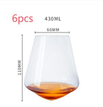 Tumbler Wine Glass Crystal Handmade Wine Glass Foreign Wine Glass