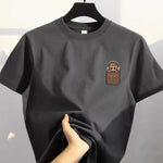 Retro-style Fashionable Printed Casual Mens Top