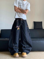 Retro Wide-pocket Bootcut Jeans For Men