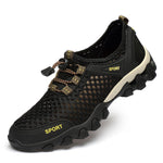 Korean-style Trendy Hiking Shoes With Breathable Mesh Uppers