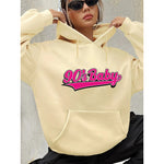Baby Letter-print Crew-neck Long-sleeve Casual Sweatshirt