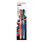 Sports soft bristle toothbrush-mixed color-2 sticks-1 card
